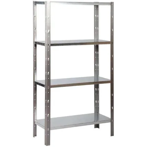 2 Stück Metall-Lagerregal / Regaleinheit mit 4 Fachböden - 340kg Tragkraft - 180x90x40cm - Clicker 85 H180