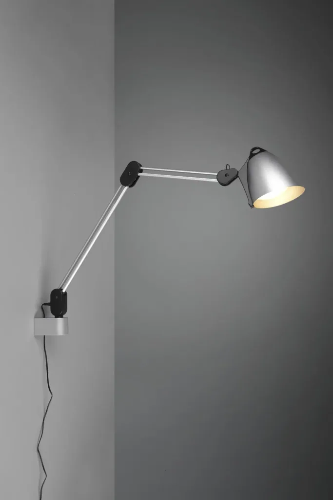 LED-Klemm-/Tisch-/Wandleuchte NADAL, 6,8W, 3000-5000K, 640 lm, Touch-Dimmer, Farbe titanfarbig/schwarz