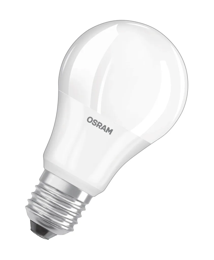 LED Glühlampe mit 8,5 Watt, E27, warmweiß - 5 Stück
