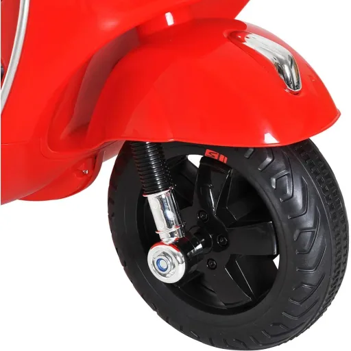 Elektro Kindermotorrad VESPA Kinderauto Weiß Rot