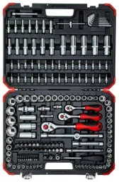 Steckschlüssel Satz 1/4+3/8+1/2 172-teilig