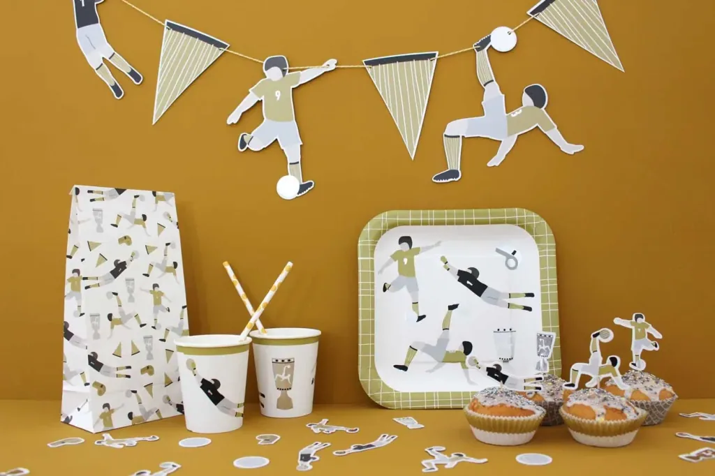 Ava & Yves Geschenk Papiertüten Fussball