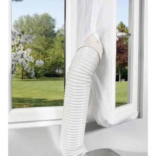 Mobiles Klimagerät mit Luftschlauch und Fensterdichtungssatz - Splendid Dolceclima 10P - 1000W - Max. 30m²