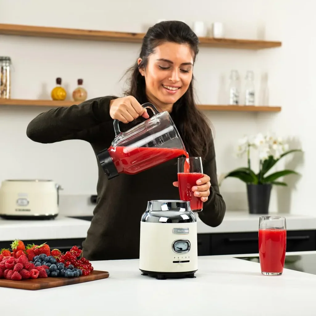 Retro Blender - Smoothie Maker - Weiß