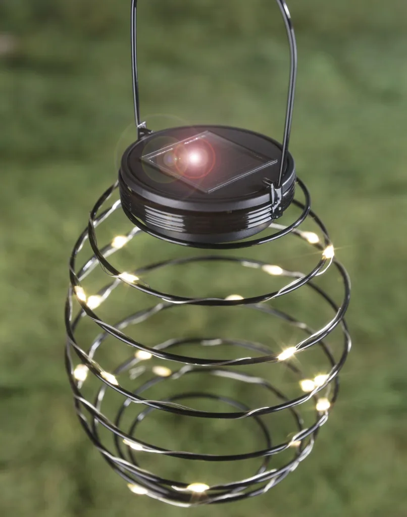 Solar LED Spirallaternen - 2 Stück