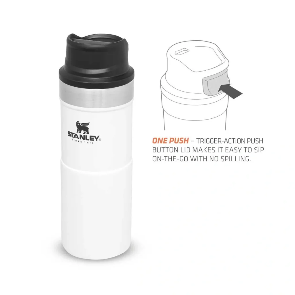 Trigger-Action Travel Mug 0,35 l, Polar, Vakuumisolierung, Einhandbedienung