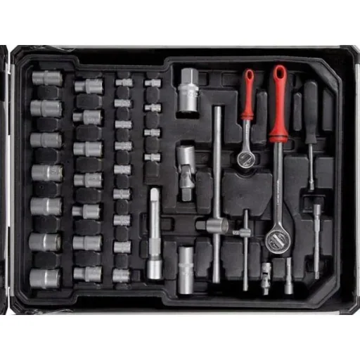 Aluminium Werkzeugkoffer 260 Stück - 51x21x38 cm