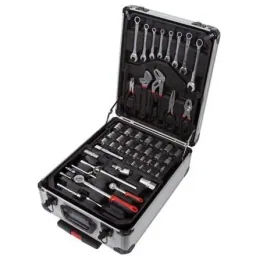 Aluminium Werkzeugkoffer 260 Stück - 51x21x38 cm