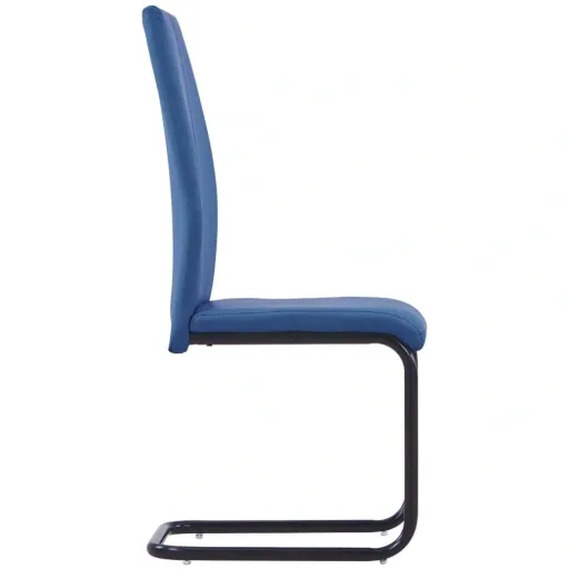 Esszimmerstühle 2-Sitzer Kunstleder blau