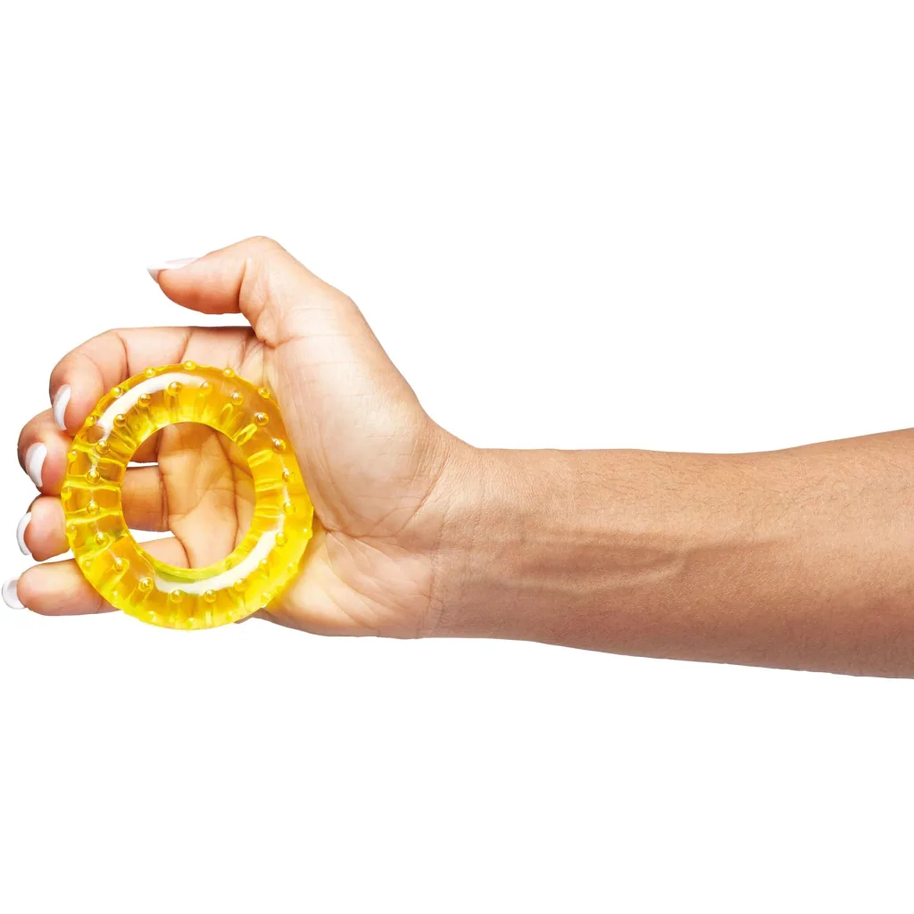 Massagering Mit Noppen 7 cm Gelb