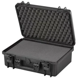 Wasserdichter Schutz-Hardcase IP67 464 x 366 x 176 mm, mit Pick-and-Pluck-Schaum und Eierkarton-Schaum, staubdichte Gerätekiste für Werkzeuge, Elektronik, Kamera und Messinstrumente