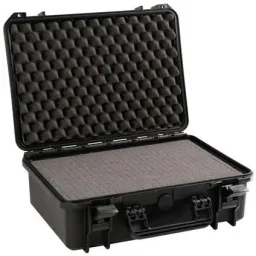 Wasserdichter Schutz-Hardcase IP67 464 x 366 x 176 mm, mit Pick-and-Pluck-Schaum und Eierkarton-Schaum, staubdichte Gerätekiste für Werkzeuge, Elektronik, Kamera und Messinstrumente