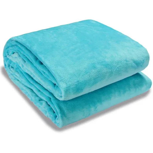 Decke - 250g - 240x220cm - hellblau