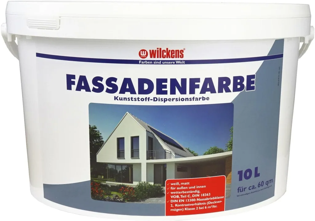 Fassadenfarbe Weiß, 10 Liter