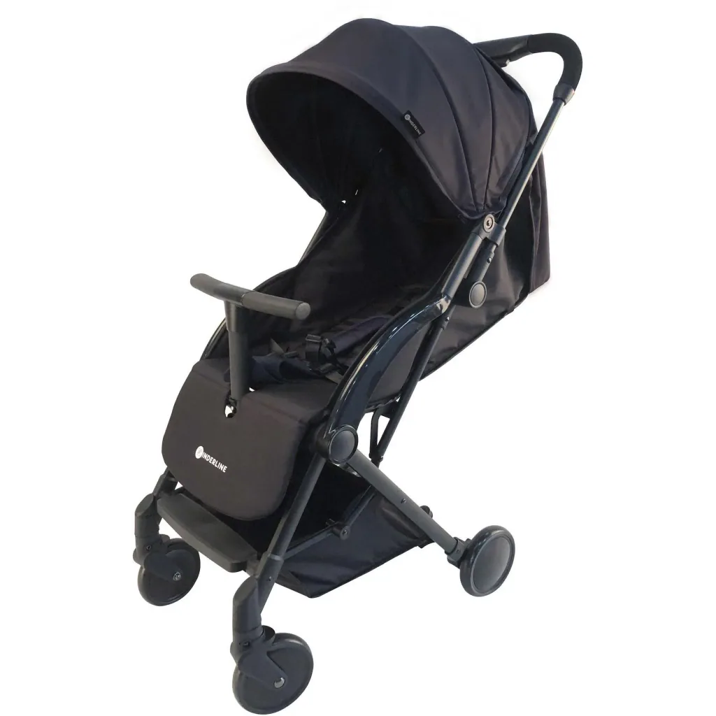 Kinderwagen faltbar - Schwarz