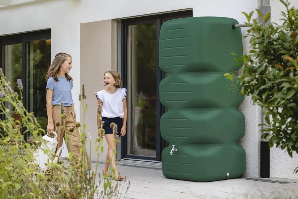 Gartentank CUBUS 1000 L, dunkelgrün