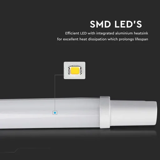 - LED-Leuchtstofflampe 150cm - 48W - 4000K - 4000 Lumen - IP65