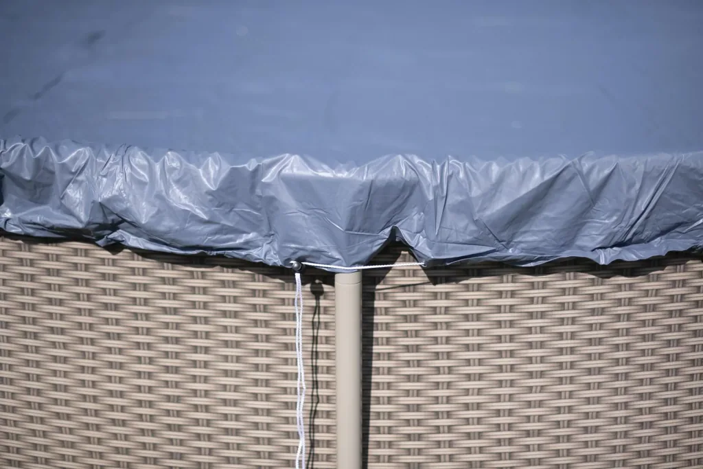 Summer Waves Active Frame Pool Ø457 x 106 cm rattan braun