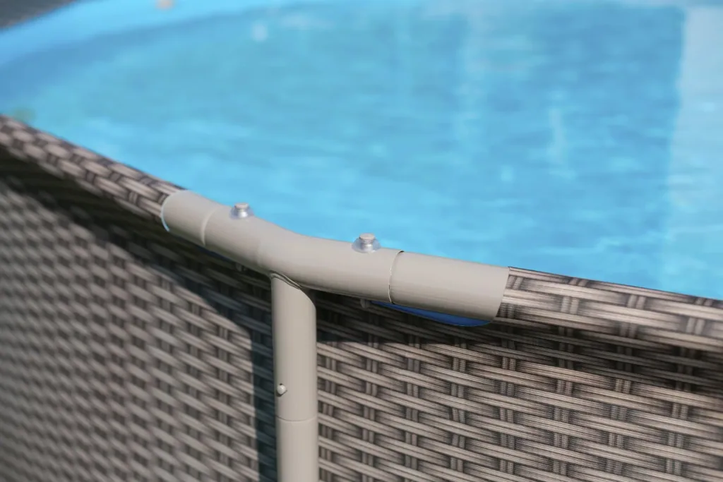 Summer Waves Active Frame Pool Ø457 x 106 cm rattan braun