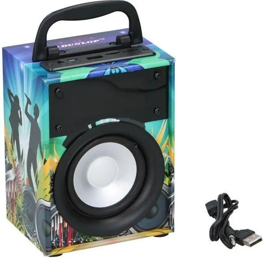 Bluetooth-Lautsprecher - Lautsprecher BT led Dunlop - tragbar