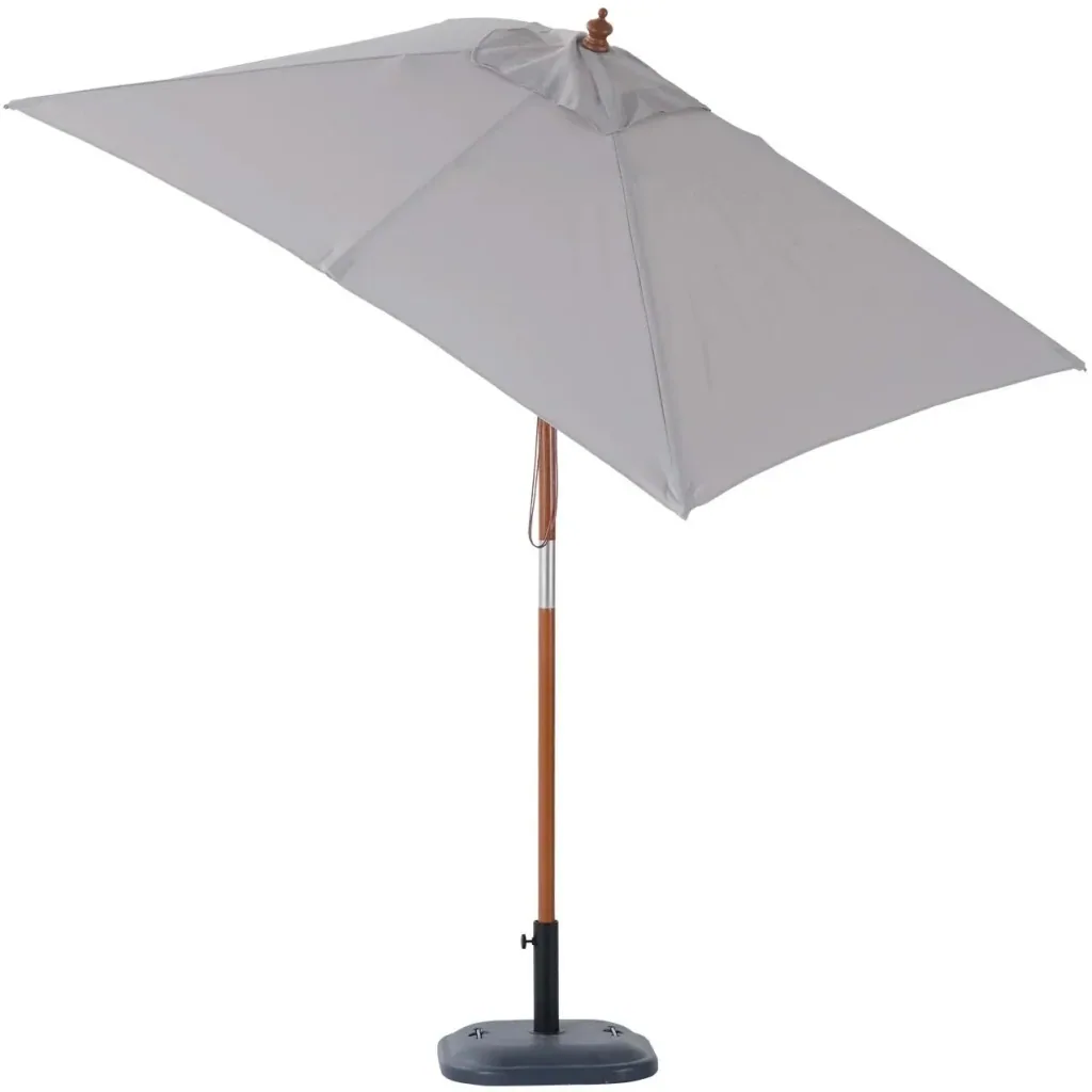 Sonnenschirm Gartenschirm Balkonschirm knickbar Grau
