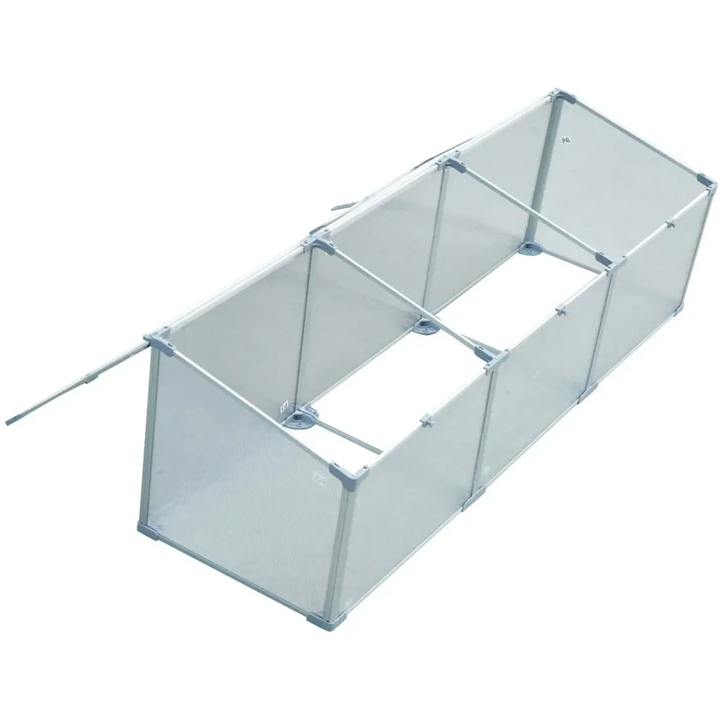 Frühbeetkasten mit 3 separaten Deckeln
