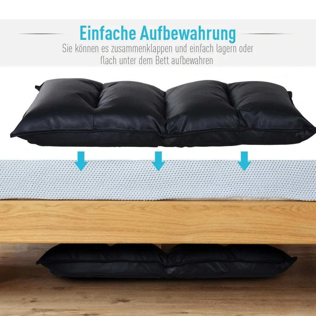 Bodenkissen mit verstellbarer Rückenlehne