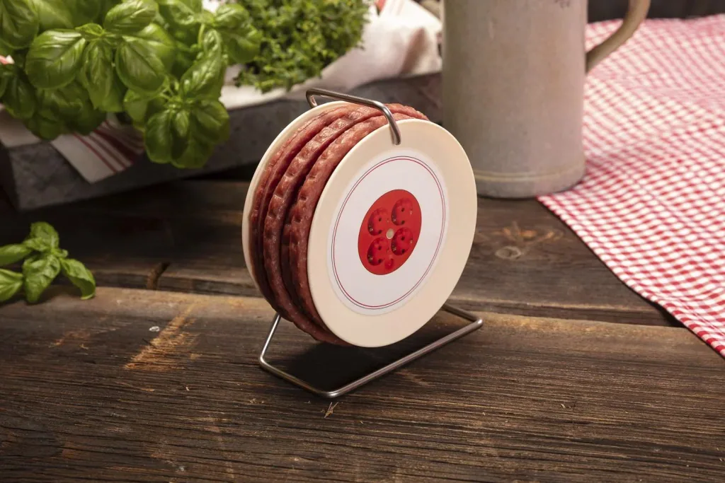 Snackwurst auf Kabeltrommel