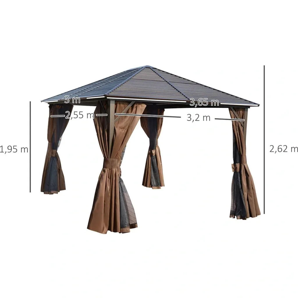 Gartenpavillon Pavillon 300 x 365