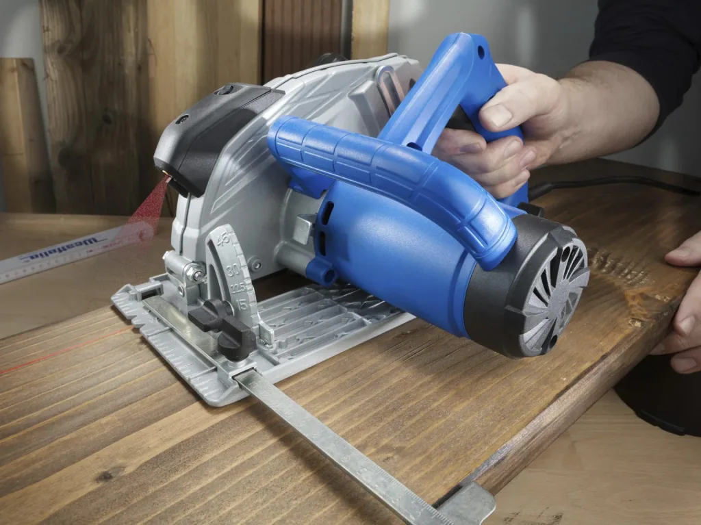 Handkreissäge 1400 Watt mit Laser