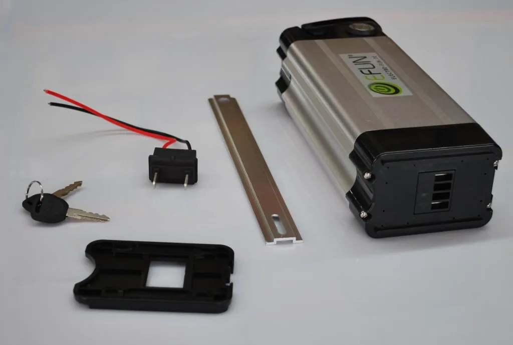 Akku Lithium Ionen 36 Volt 10 Ah SILVER FISH E-Bike E-FUN