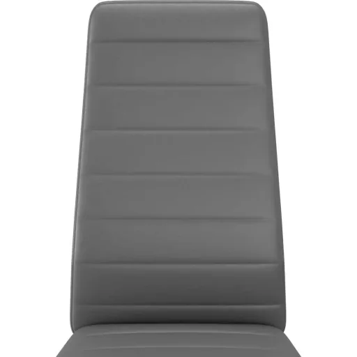 Esstischstühle 4 Stück Kunstleder schwarz