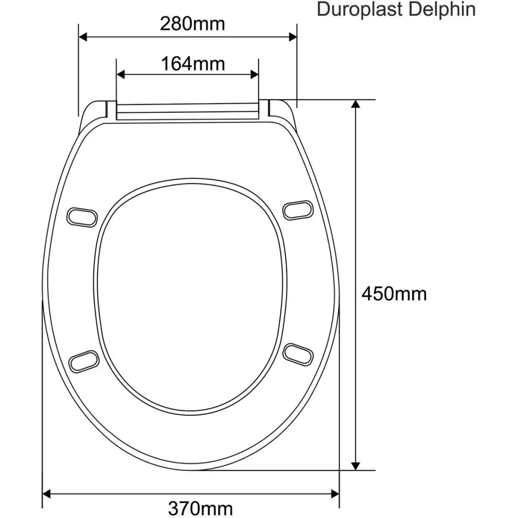 Duroplast-Toilettensitz-Dalben
