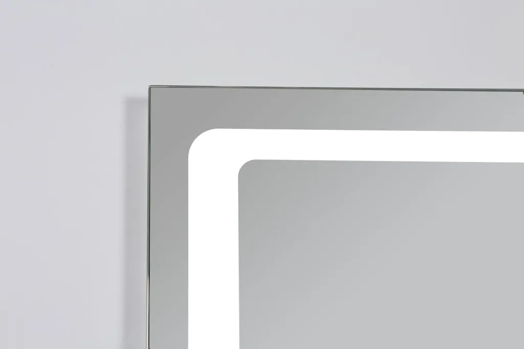 Badezimmerspiegel mit Beleuchtung, "Arrow" - 120 x 70 cm - Lichtfarbe neutralweiß