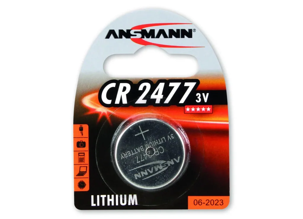 Lithium Knopfzelle CR2477, 3V - 1 Stück