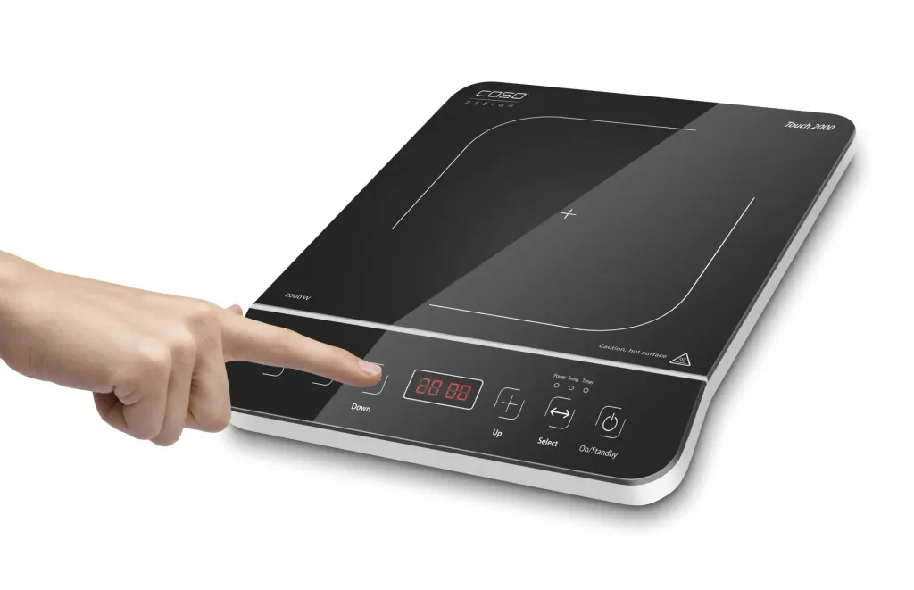 Einzel-Induktionskochfeld "Touch 2000", Glaskeramik, 2000 Watt