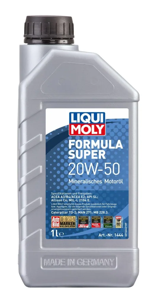 Mineralisches Motorenöl Formula Super 20W-50, 1 Liter