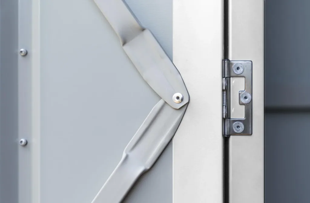 Gerätehaus Wand-Zierde Lean To 58, silber metallic