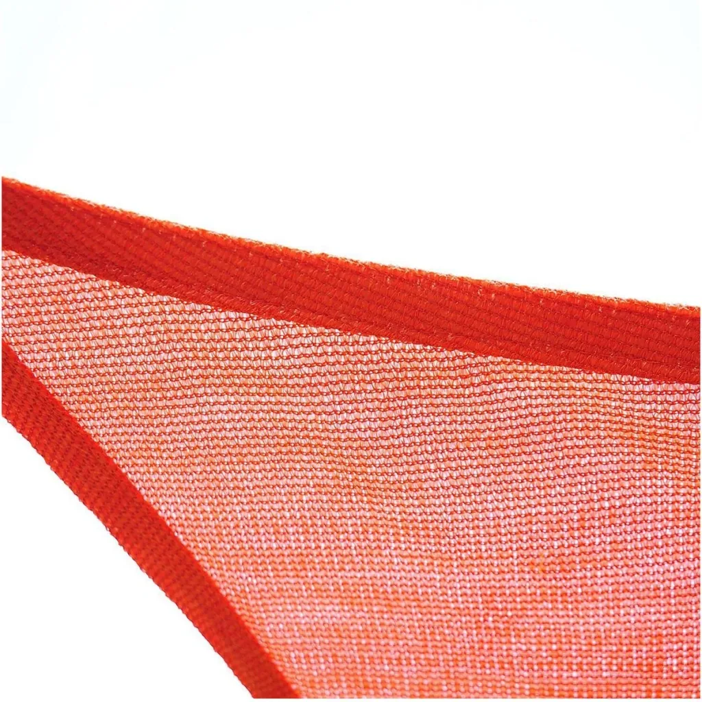 Sonnensegel Sonnendach Rechtecke Rostrot 3x3 m HDPE - atmungsaktiv