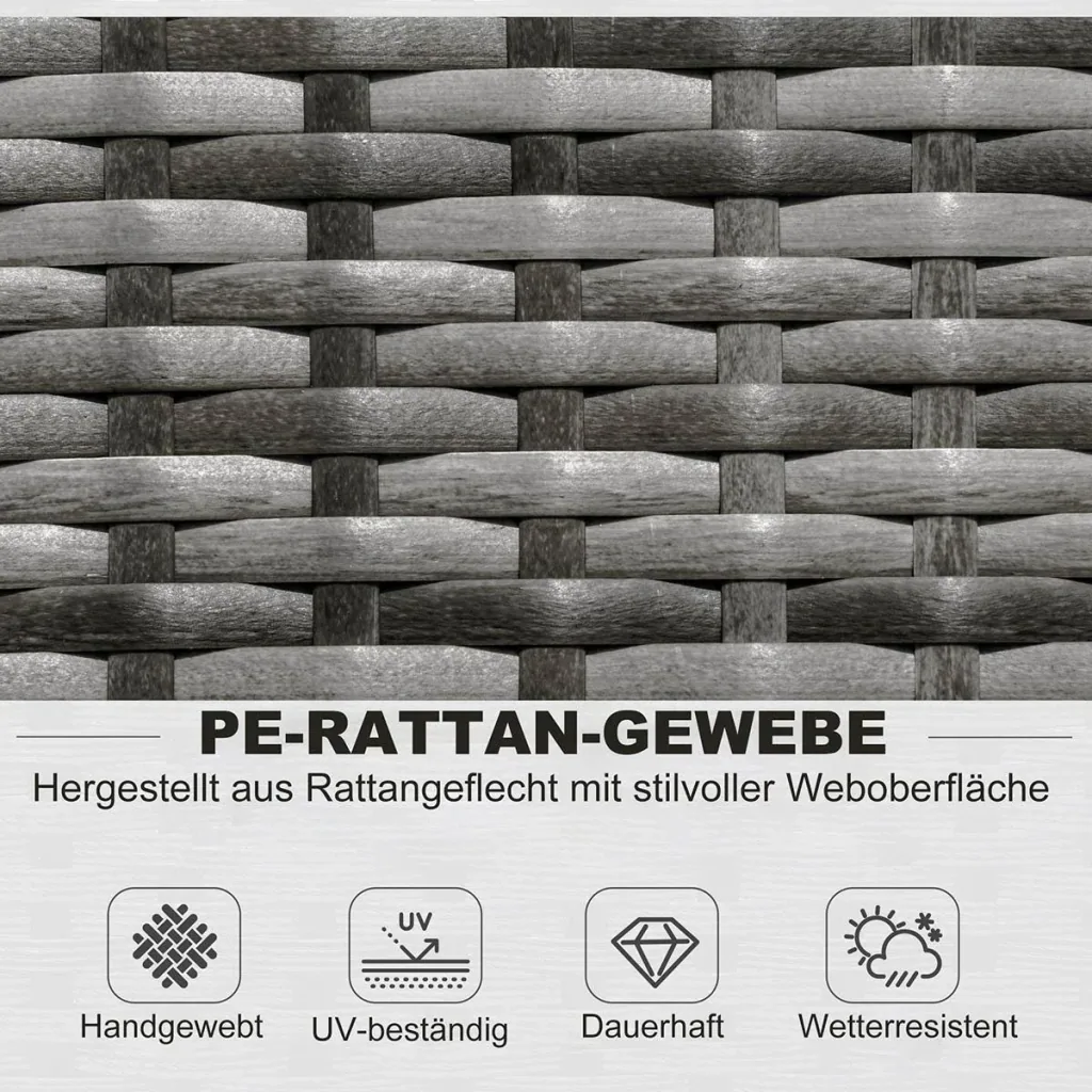 2-Sitzer Gartenbank Holz 126,8 x 62 x 91,3 cm