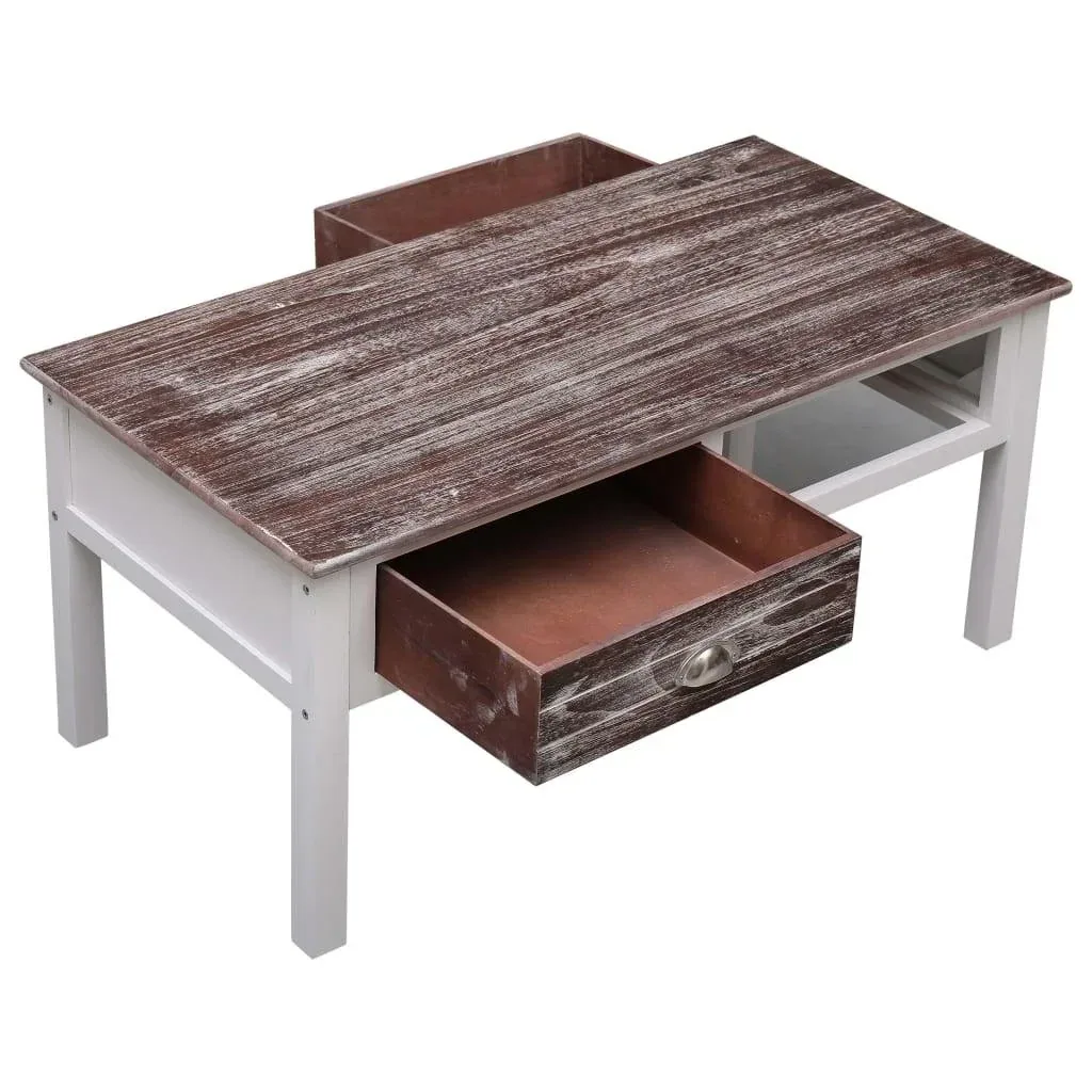 Couchtisch 100x50x45 cm Holz braun