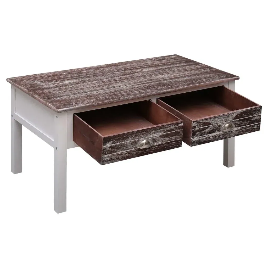Couchtisch 100x50x45 cm Holz braun