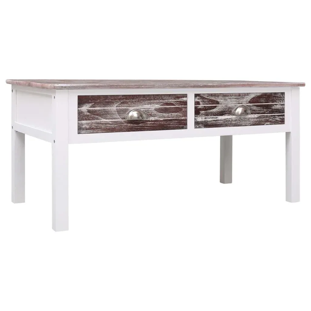 Couchtisch 100x50x45 cm Holz braun