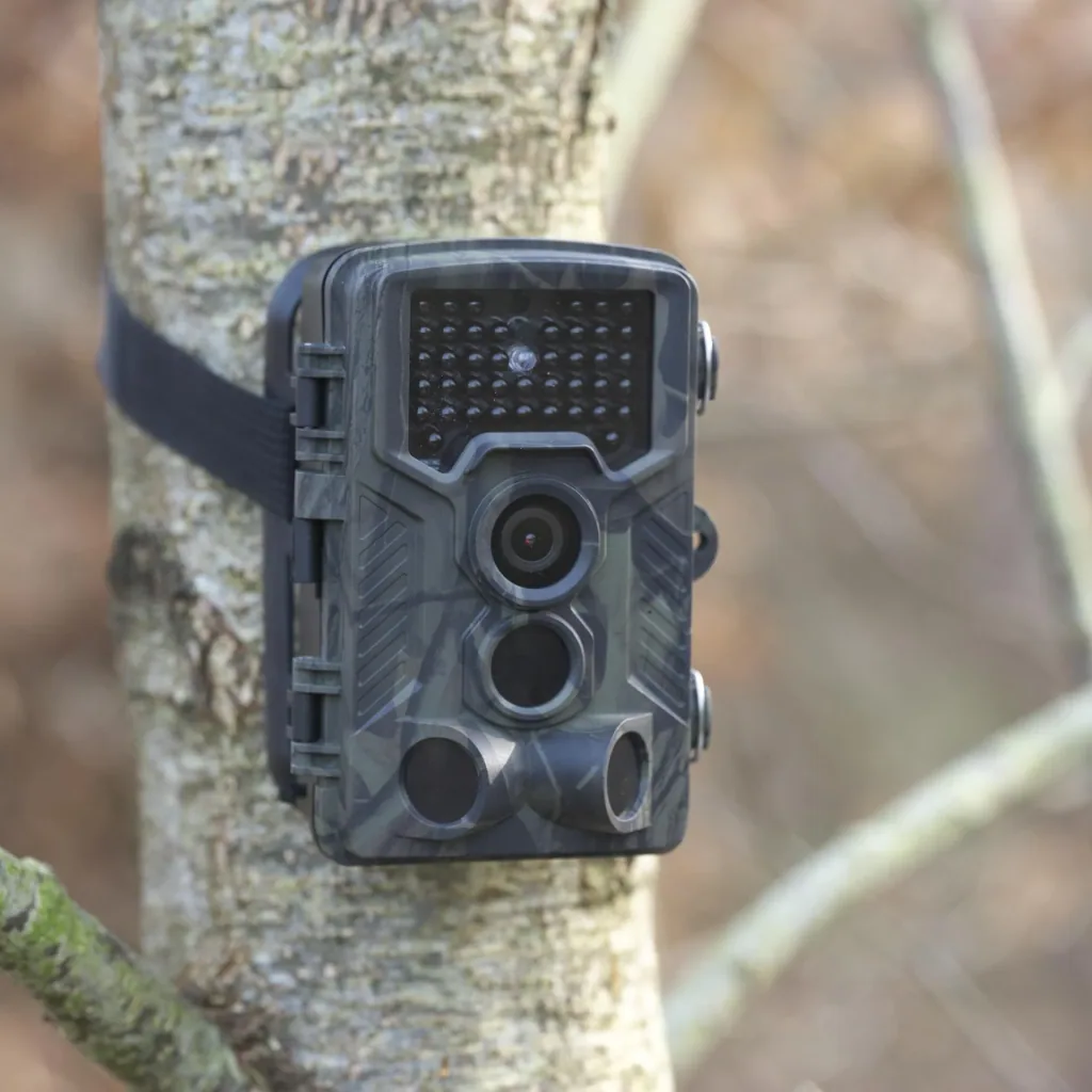 Wild- und Überwachungskamera mit 8 MP CMOS-Sensor, Bewegungssensor und Infrarotausleuchtung