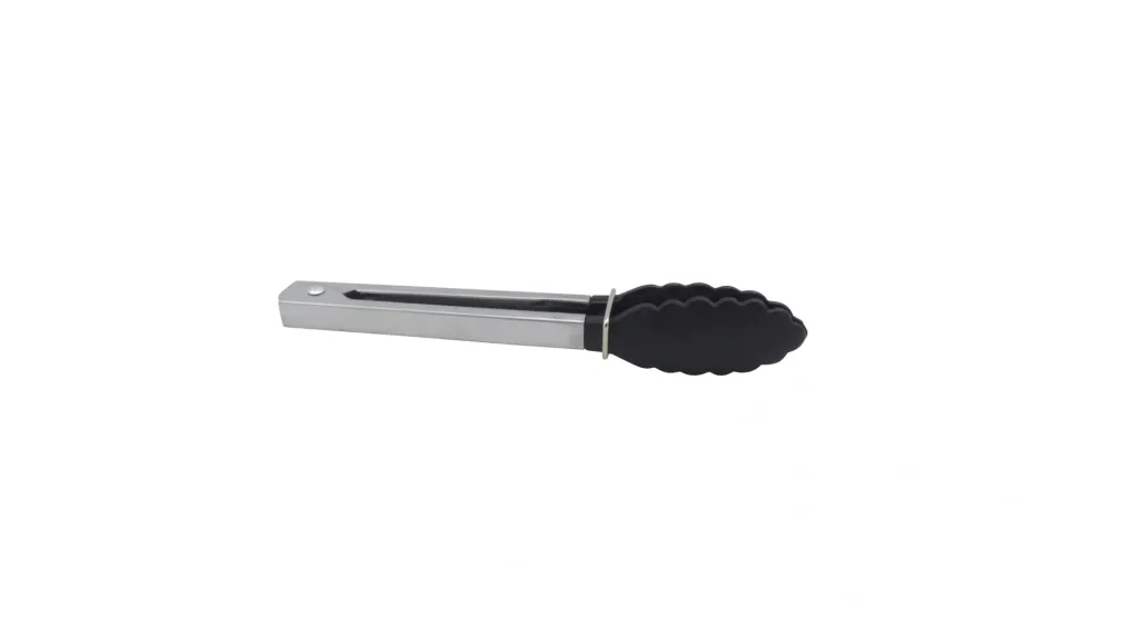 Grillzange, Multizange "Maxigrip", Edelstahl, Schwarz/Silberfarben, 30 cm