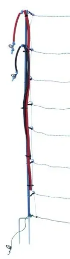 Wolfsnetz TitanNet Premium Vario, 50 m, +/- weiß/blau, 108 cm, Doppelspitze