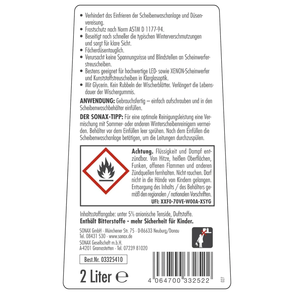 Antifrost + Klarsicht bis -20 °C Citrus 2 l