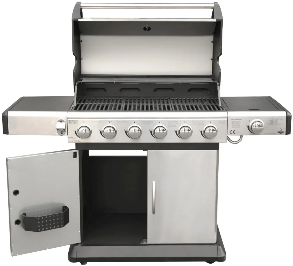 Gasgrill "Deluxe" 6+1 Brenner, 21,1 kW Gesamtbrennerleistung
