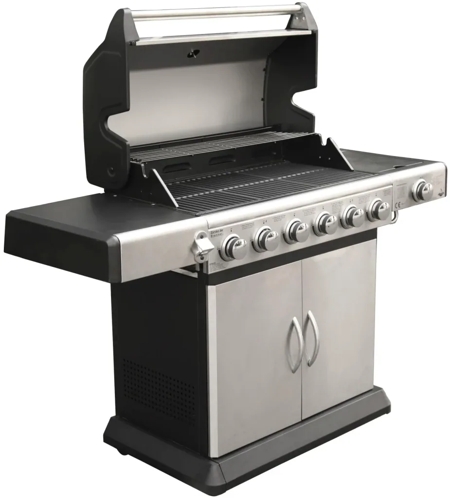 Gasgrill "Deluxe" 6+1 Brenner, 21,1 kW Gesamtbrennerleistung