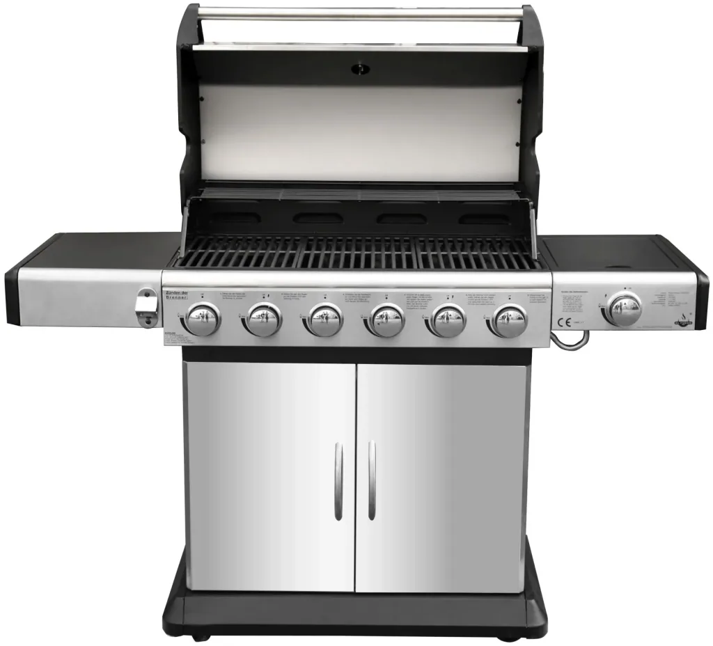 Gasgrill "Deluxe" 6+1 Brenner, 21,1 kW Gesamtbrennerleistung